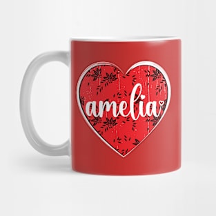 I Love Amelia First Name I Heart Amelia Mug